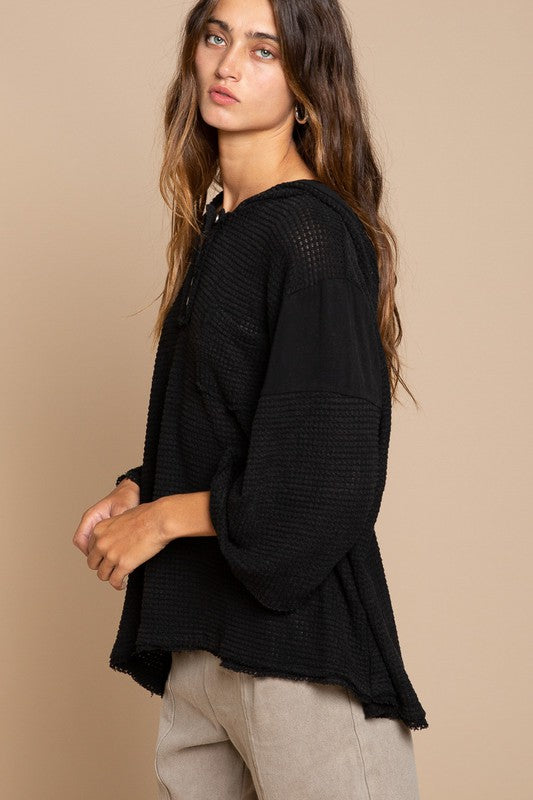 Kelley Brynn Oversized Bell Sleeve Fit Sweater Top | URBAN ECHO SHOP