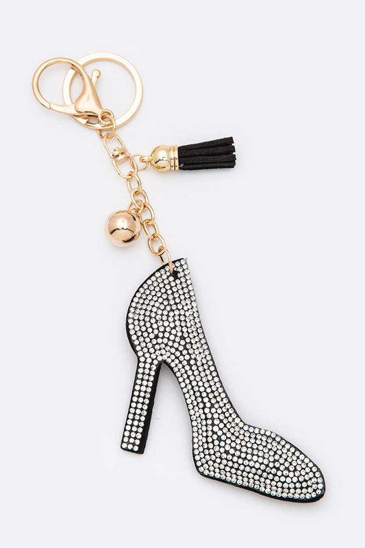 Crystal Heels Pillow Key Chain | URBAN ECHO SHOP