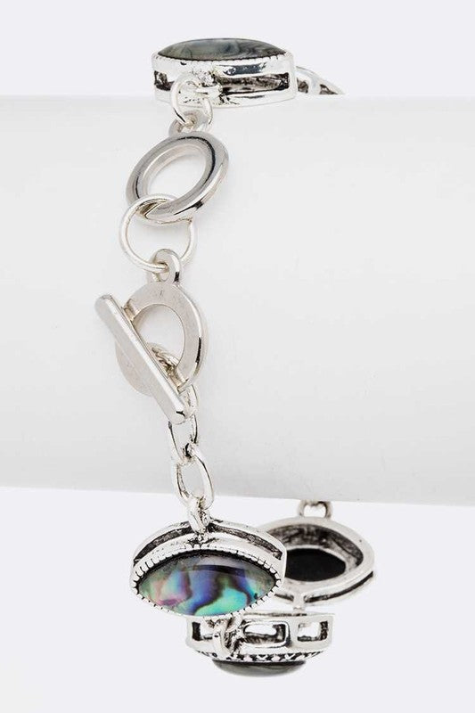 The Abalone Vintage Toggle Bracelet is Adorably Stylish and Just Right for Every Occasion